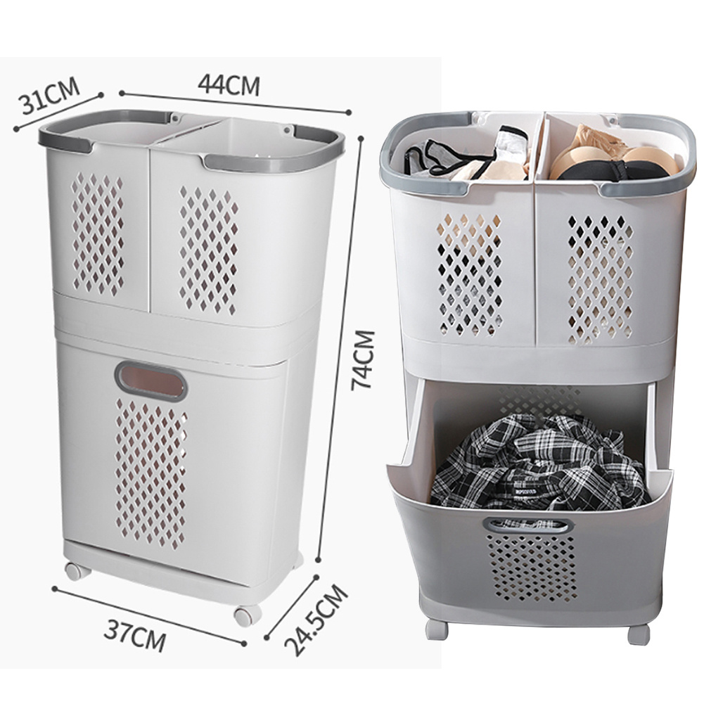 Laundry Basket Trolley Cart 7MD STORE GENERAL TRADING LLC