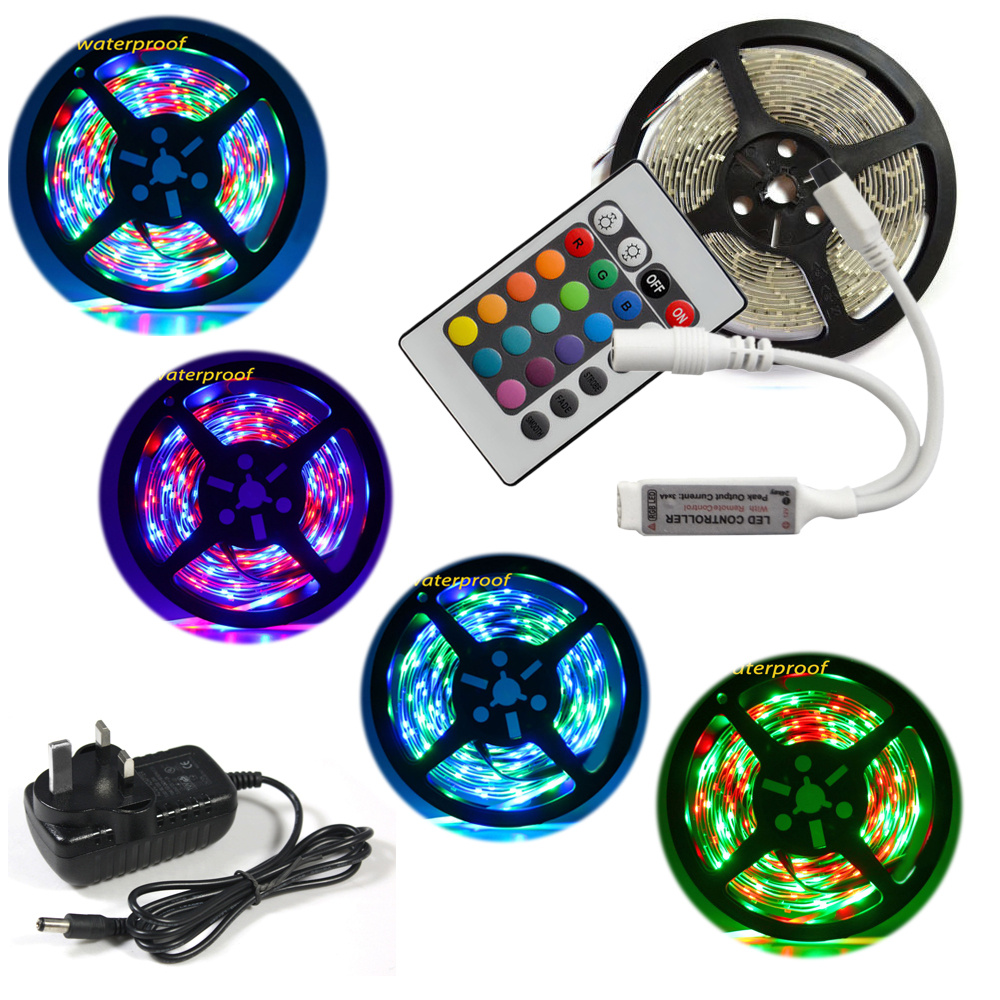 5M 300Led RGB Neon Under Cupboard Cabinet Wardrobe Counter Fairy String Light UK eBay