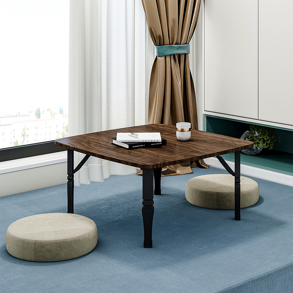 Japanese Folding Coffee Table, Foldable Low Coffee Tables Bamboo Floor Table Desk For Sitting On The Floor No Assembly Portable Living Coffee Table 394 Inch W113611786