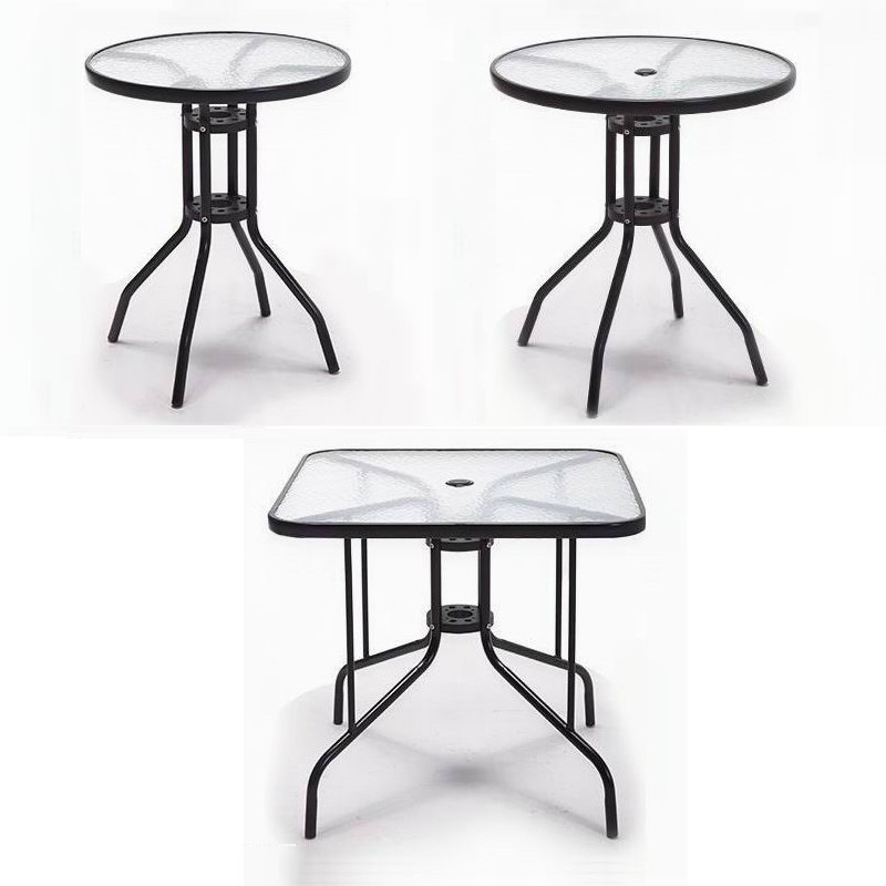 Tempered Glas Top Table Metal Frame Legs Garden Outdoor Indoor Details About Tempered Glas Top Table Metal Frame Legs Garden Outdoor Indoor Bistro Cafe Tea