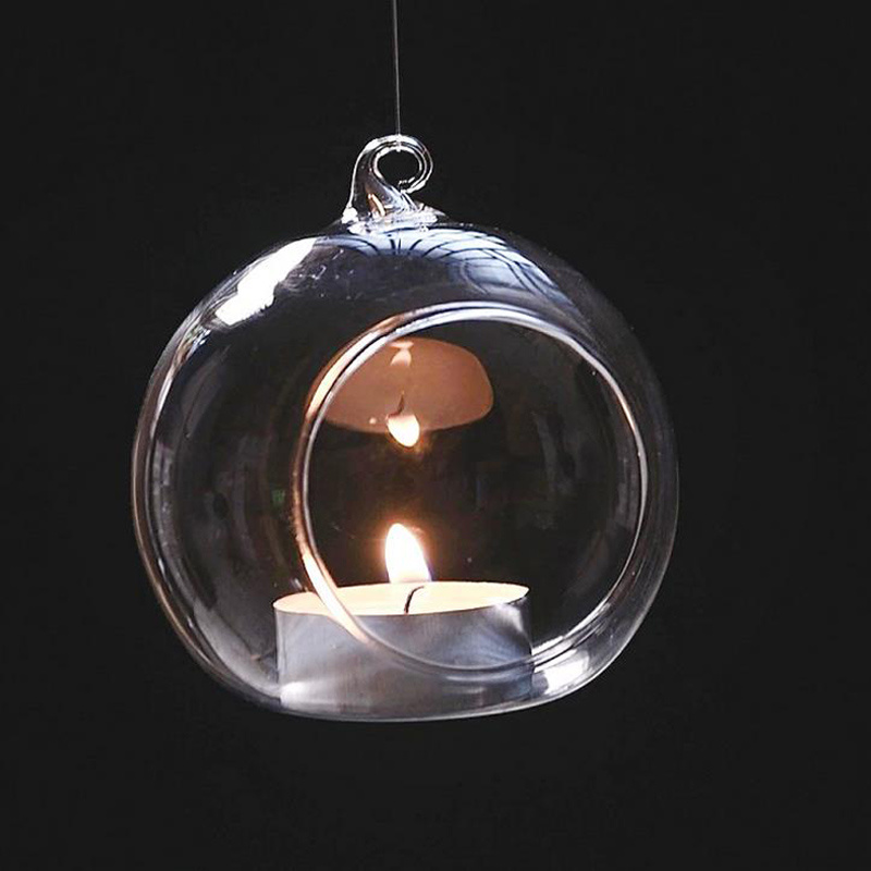 Pack Of 6 Christmas Tree Decorations 100mm Glass Christmas Baubles Wedding Vases