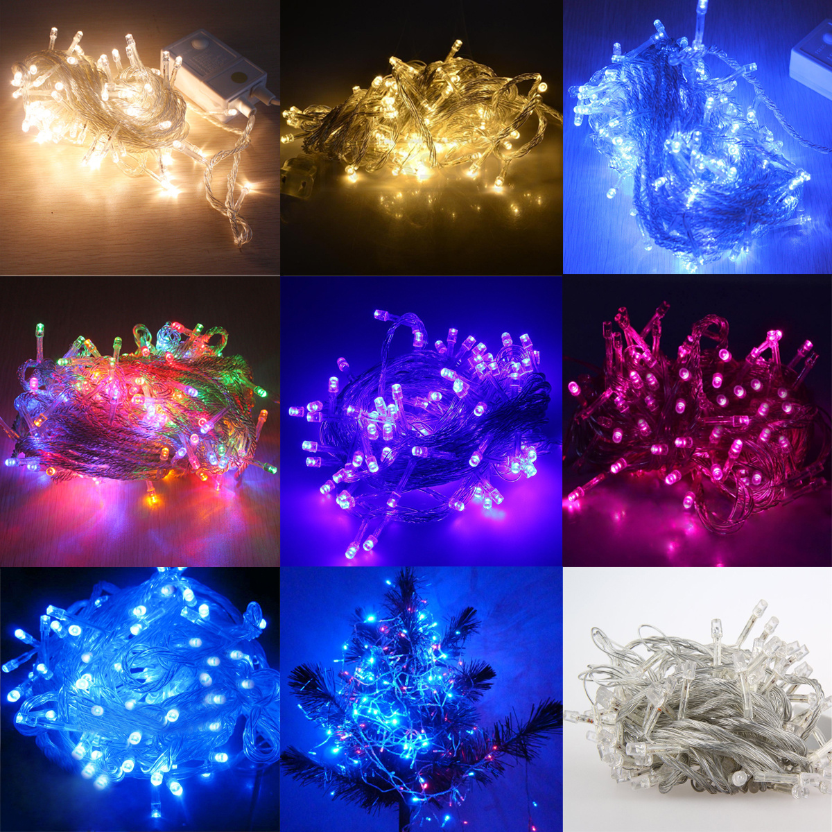 Plug-In Mains 30M 200 LED String Fairy Lights Home Garden Cafe Bar Party Wedding eBay