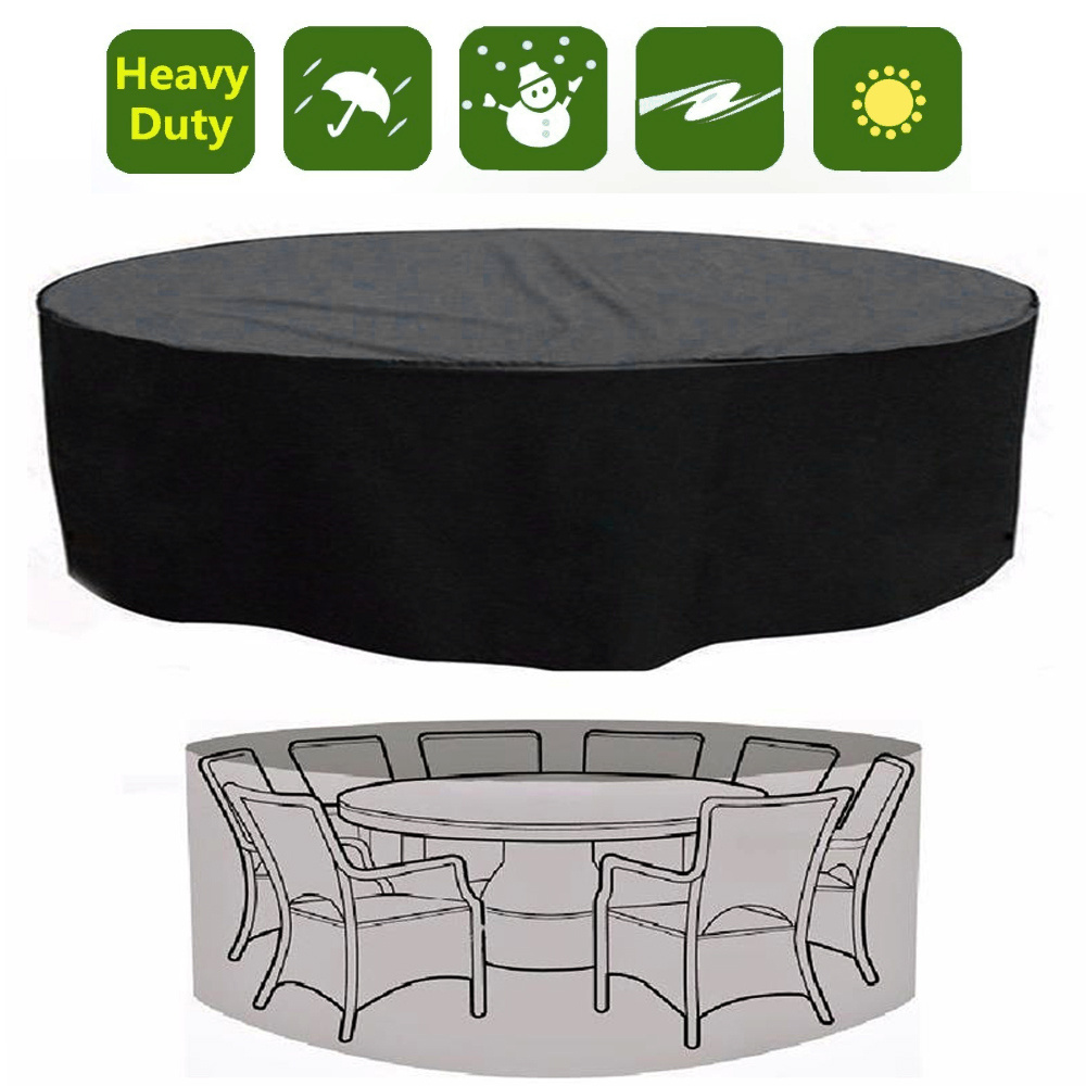 Bosmere D525 Storm Black 4 Seater Rectangular Patio Set Cover Bosmere Storm Black Rectangular Patio Set Cover 6 Seater Designs P020 Luxury Circular