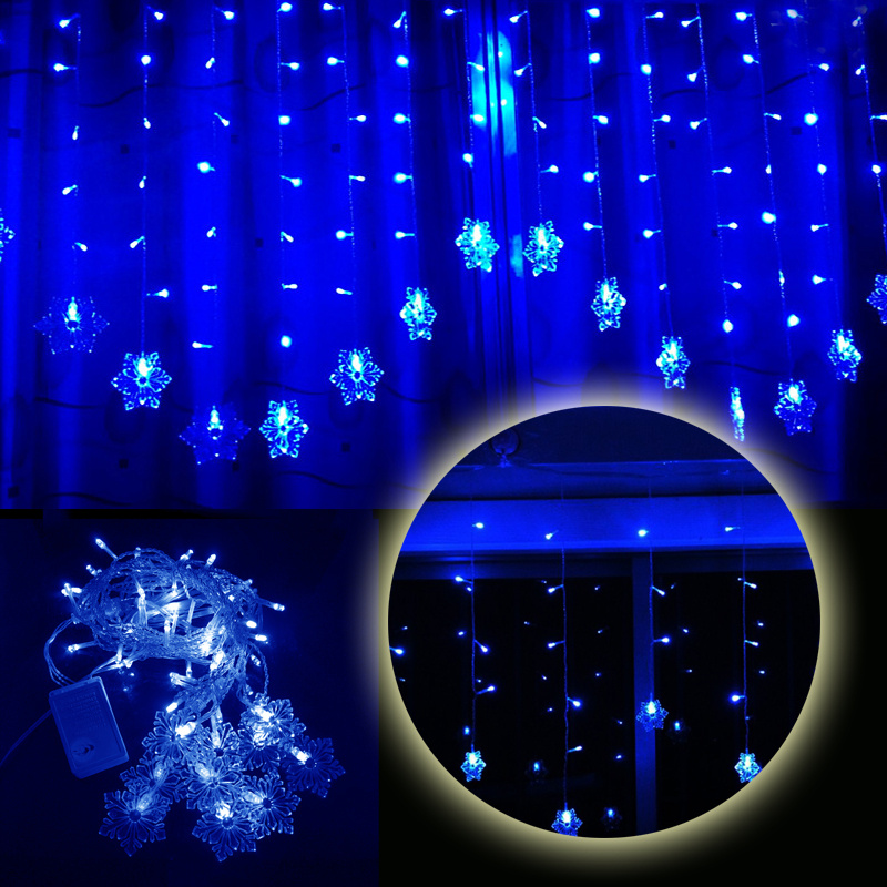 Mains Power Operated Outdoor Fairy Lights String LED Connectable 3M*1M Christmas