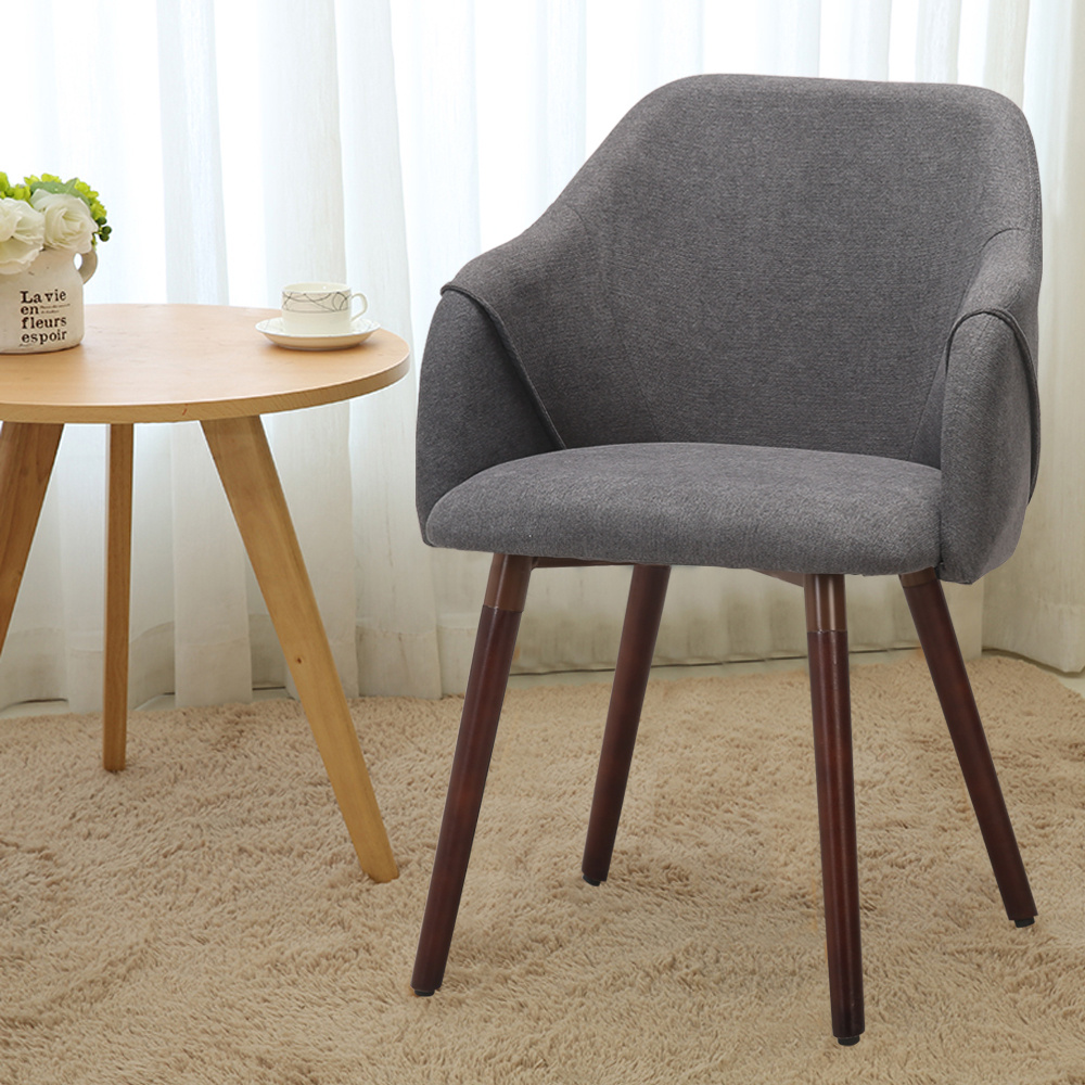 Wood Room Side Armrest Chairs For Kitchen For 1 2x Living