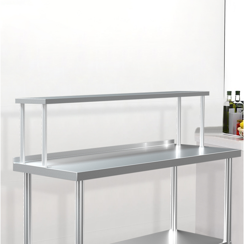Stainless Steel Overshelf Commercial Kitchen Prep Table Bench Stainless Steel Overshelf Commercial