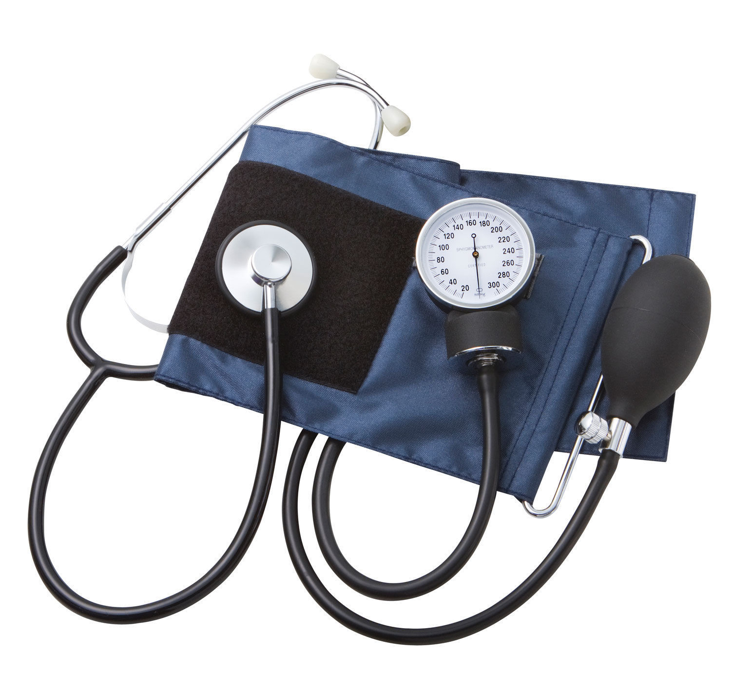 KIT Blood Pressure Monitor Manual Stethoscope + Sphygmomanometer Nurse