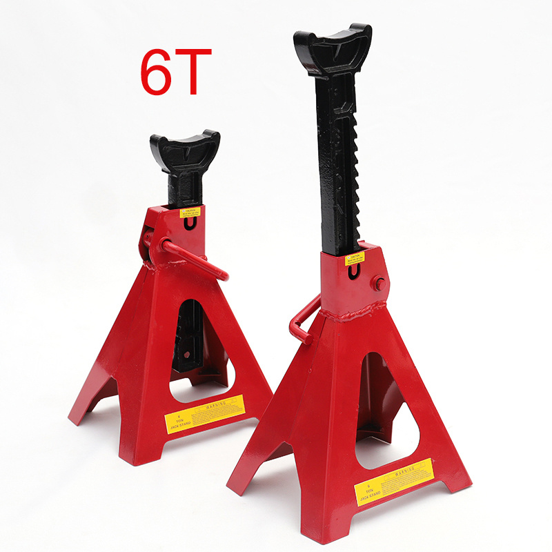 2pcs Axle Stands Floor Jack 6 Ton Stand Lifting Caravan Vehicle