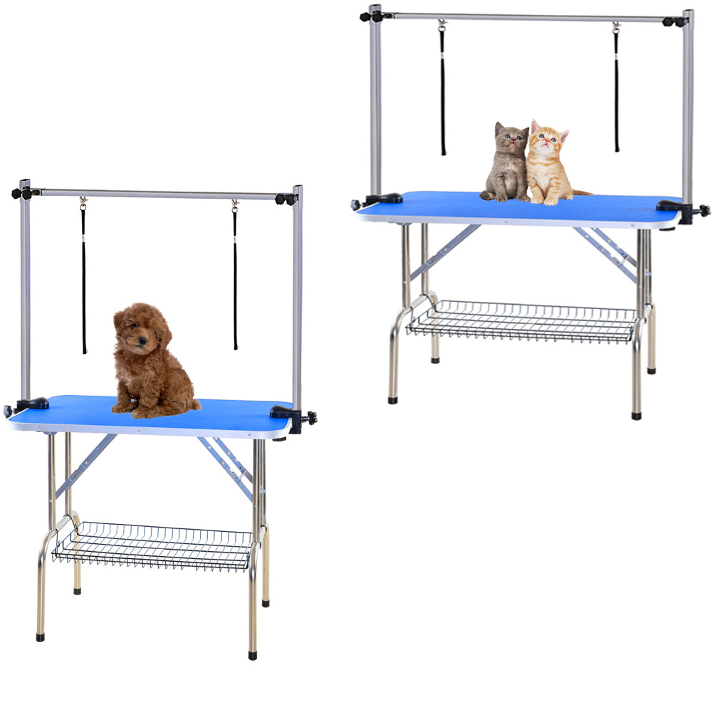 Portable Folding Adjustable Dog Pet Grooming Table Haircut Stand with