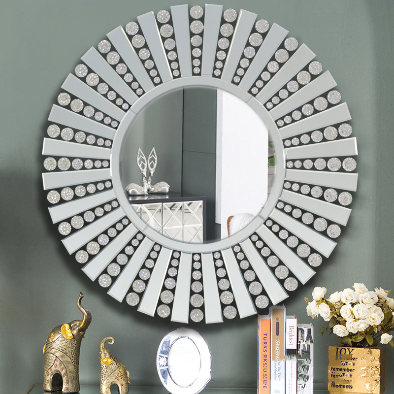 81cm Large Venetian Glass Modern Sunburst Decorative Wall Mirror Modern Sunburst Decorative Wall Mirror