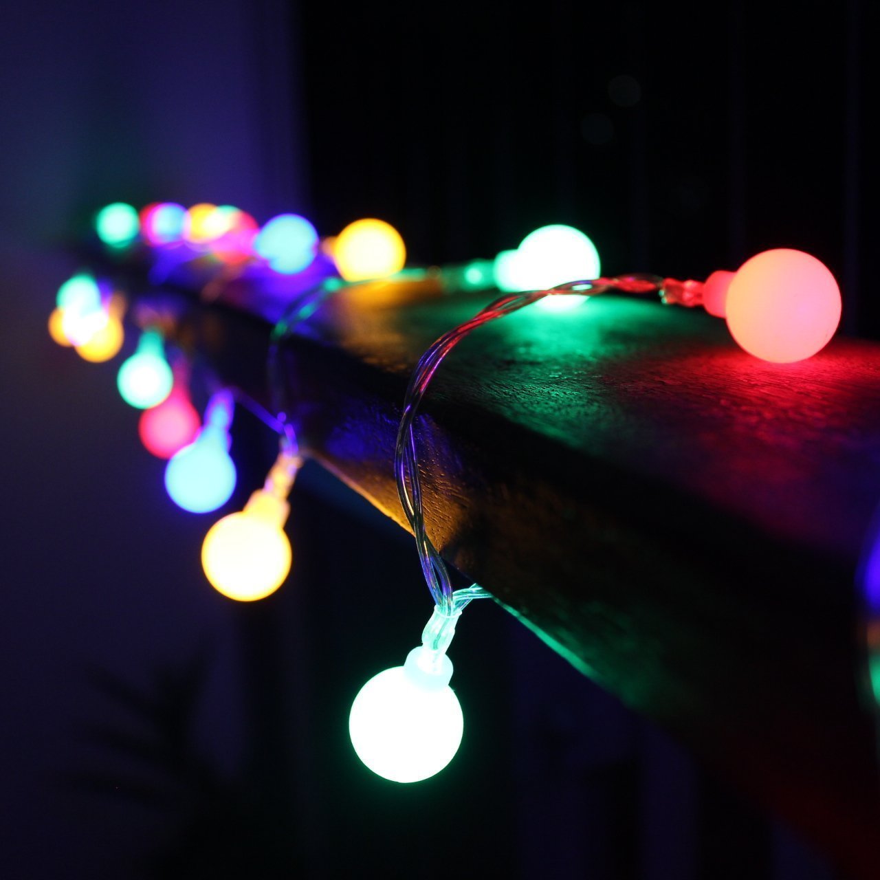 100 LED Bulbs String Lights Ball Globe Fairy Lamp Festival Xmas Indoor Outdoor eBay