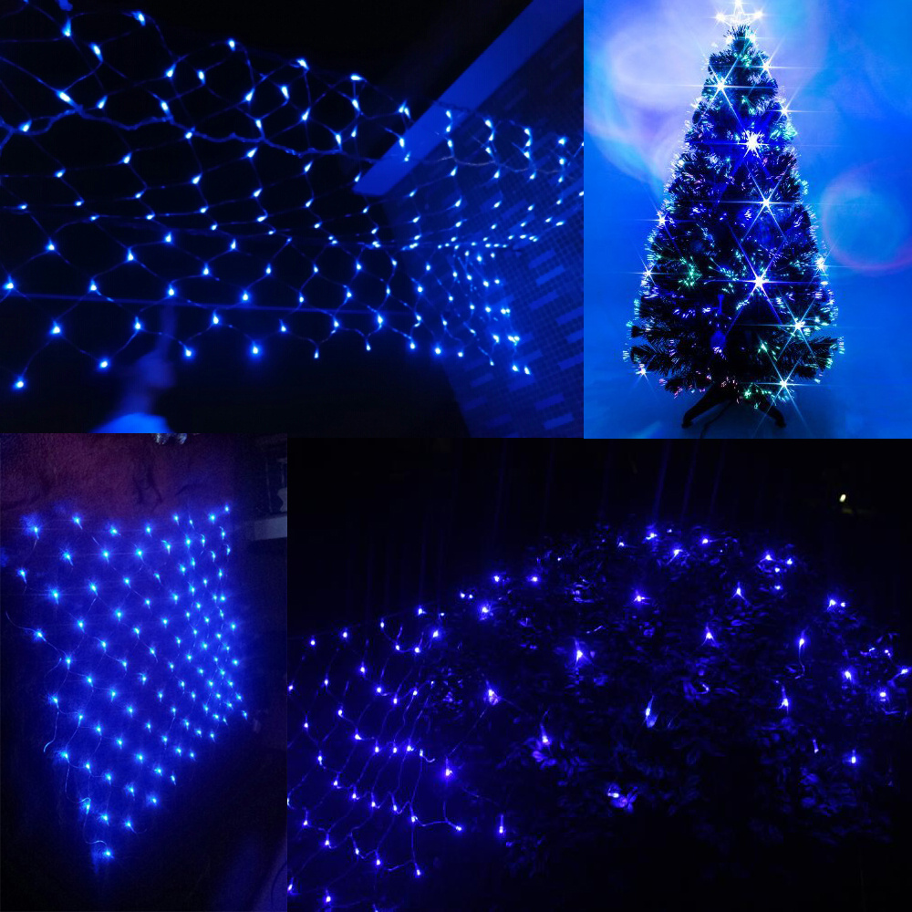 3M-30M Fairy String Net Curtain Mesh LED Xmas Party Ceiling Lights Outdoor Lamps eBay