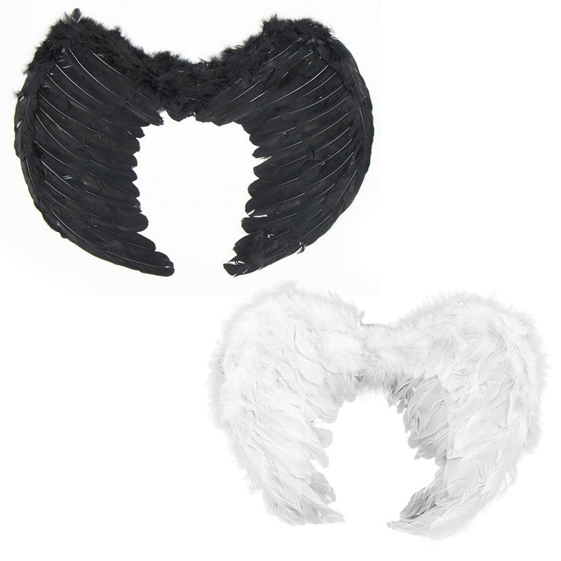 Large Angel Wings Fairy Feather Fancy Dress Costume Party Hen Halloween Cosplay