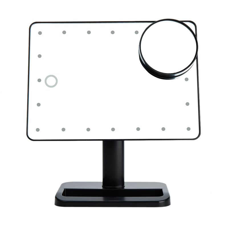 20LED Lighting Vanity Makeup Mirror Adjustable 10X Magnifying 360? Rotating New