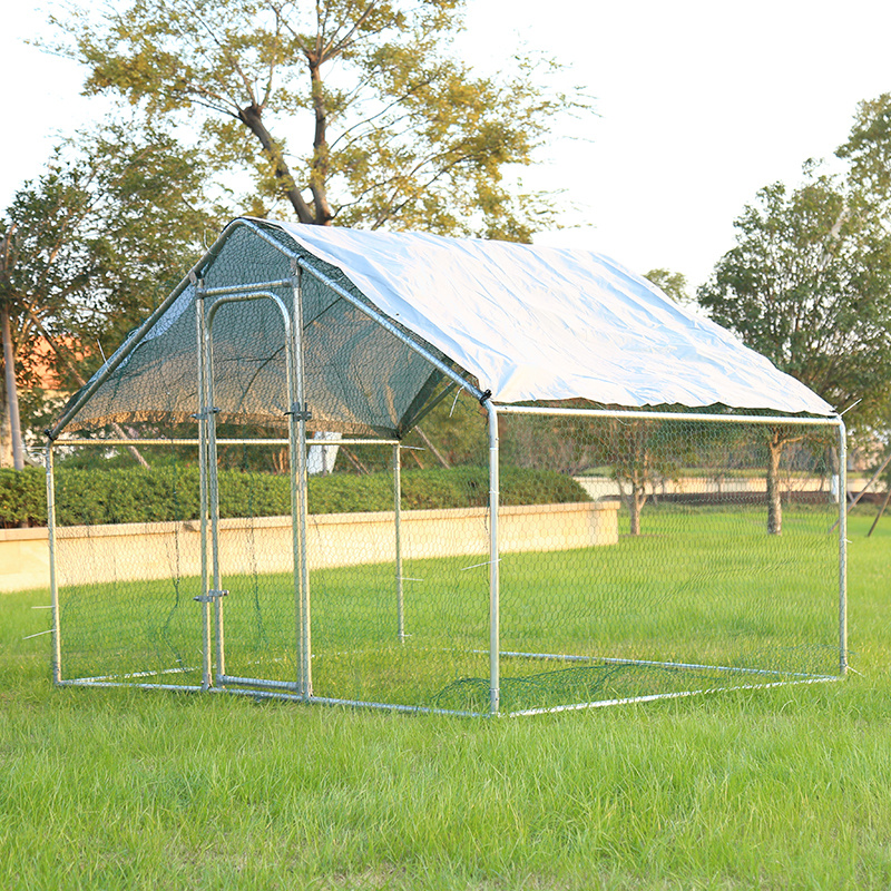 Details About Walk In Chicken Run Chicken Coop Cage For Poultry Dog Rabbit Hen 3x2mroof Cover