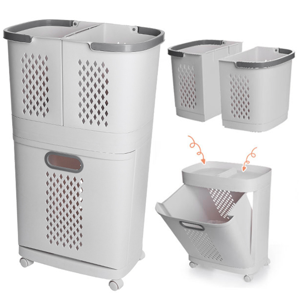 Laundry Basket Trolley Cart 7MD STORE GENERAL TRADING LLC
