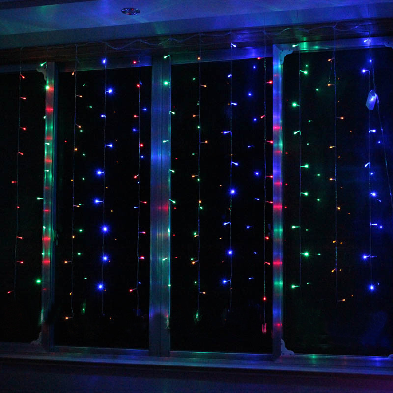 Hanging 300LED 3Mx3M Backgrouds Curtain Fairy Icicle Snowing Dropping Light Xmas eBay