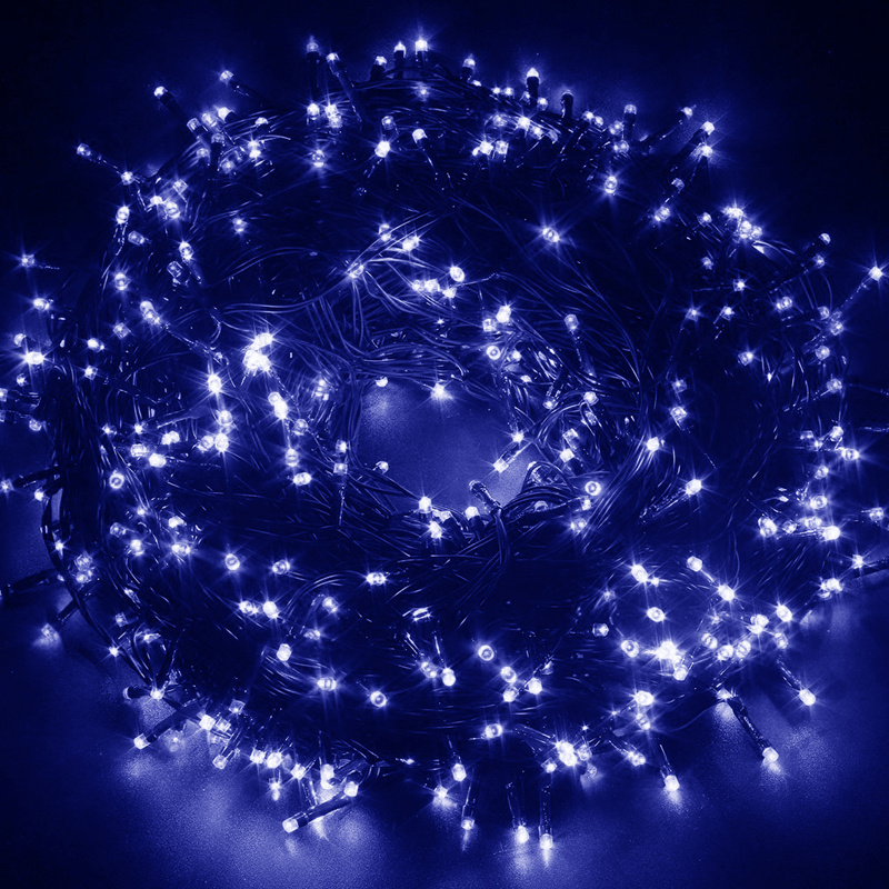 240V Bright LED Lights Fairy Light String For Christmas Wedding Party Green Wire eBay