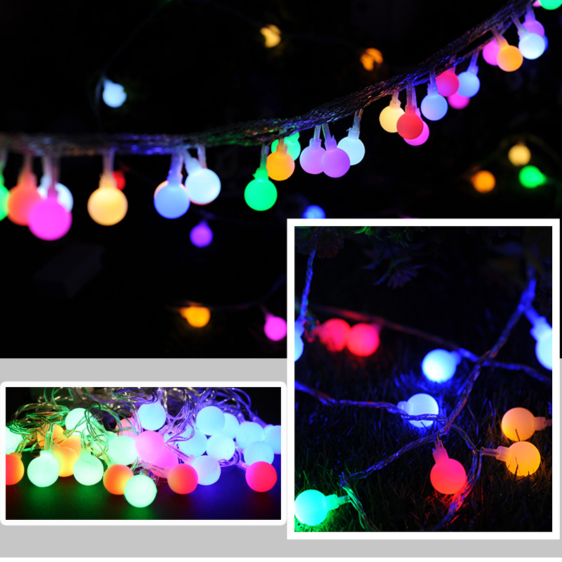 10M 100LED Festoon Berry Balls Fairy String Cool White Tree Party Lights Wedding eBay