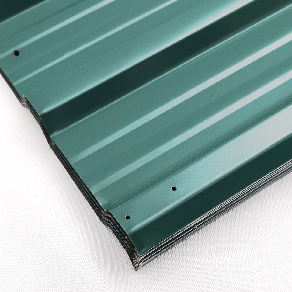 129x45cm Galvanised Corrugated Roofing Sheets Box Profile Garage Greenhouse Barn