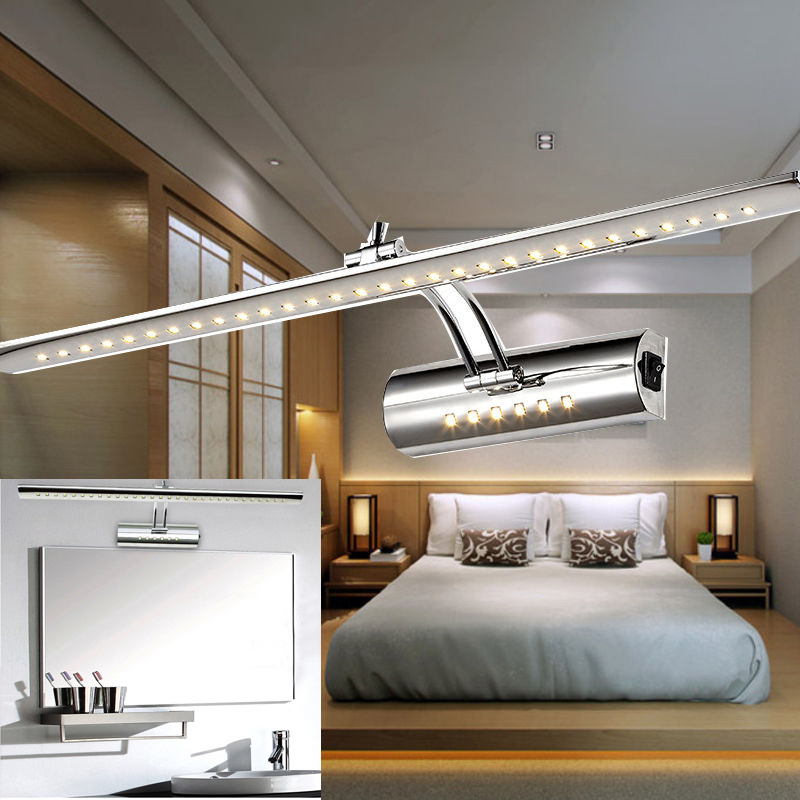 Details About Switch Wall Mains Light Bathroom Bedroom Makeup Mirror Front Display Vanity Lamp