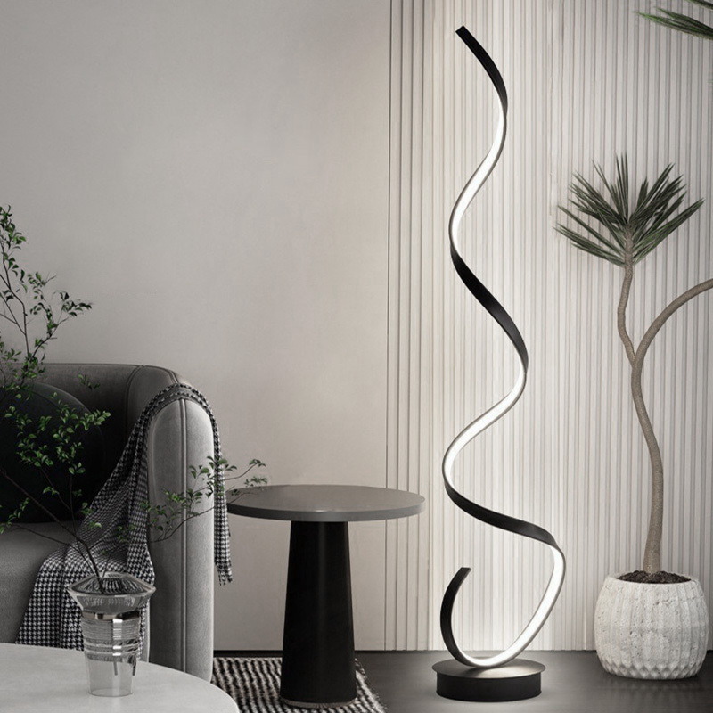 ZealWe Floor Lamp, LED Floor Lamps With Spiral Design For Living - View #8
