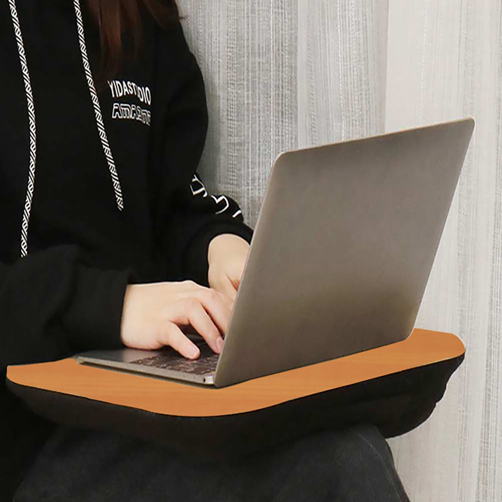 Lap Desk Tray Laptop Computer Stand Detachable Cushion Padded Knee