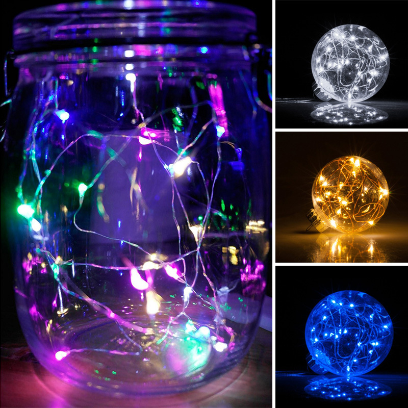 Mini 4/8/12 Micro Rice LED 1M Fairy String Lights Battery Powered Party Wedding eBay